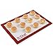 X-Chef Silicone Baking Mats Sets of 3, Silicone Sheets for Cookie Baking Cooking Mat Liner Reusable Non-Stick FDA Approved for Oven Cookie Bread Cutting Board (16.5 X 11.6 inch)
