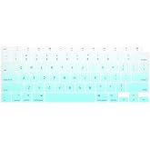 ProElife Keyboard Cover for MacBook Air 13-Inch with Touch ID A2337 M1 | Mint Ombre, U.S. Layout, Non-interference Design for ID Key, Dust-Proof, Silicone Protective Skin, Washable &amp; Reusable