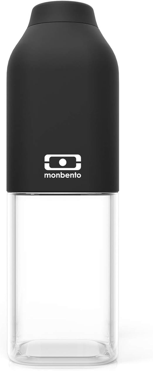 Monbento Mb Positive M Noir 50cl Bouteille Eau Réutilisable Gourde Sans Bpa Idéale Pour Le Sport Et Le Quotidien
