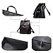 WINK KANGAROO Fashion Shoulder Bag Rucksack PU Leather Women Ladies Backpack Travel bag (black 2)