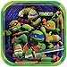 Red Balloon with Unique Teenage Mutant Ninja Turtles Party Supplies Pack Including Plates, Cups, Napkins and Tablecover - 16 Guests