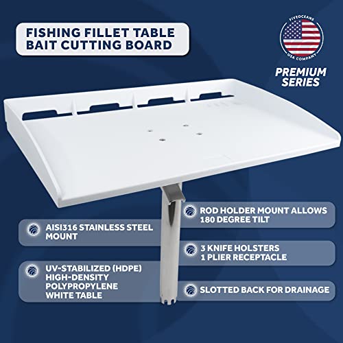 Five Oceans Boat Cutting Board, Fillet Table for Boat, Bait Table