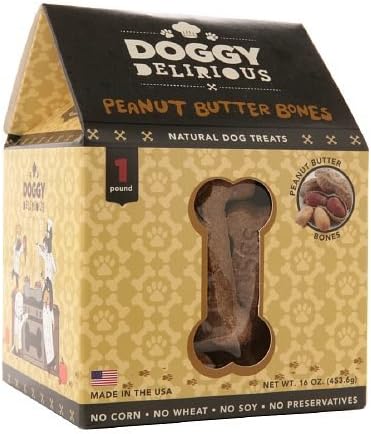 doggy delirious peanut butter bones