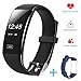Fitness Tracker/Smart Bracelet, Hobest Smart Watch Waterproof Pedometer Activity Tracker with Sleep Monitor, Heart Rate Monitor, Blood Pressure/Oxygen Monitor Bluetooth 4.0 for IOS & Android