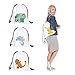 OLSS-Original Shoulder Bag Pumping Rope Backpack Pokemon Go! Pattern Printed Bundle Mouth Single Pocket Shoulder Bag (Yellow)
