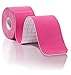 Kinesiology Tape - 20 Pre-cut Strips , Pink , with Bonus eBook