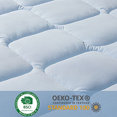 Bedsure King Size Mattress Pad Pillow Top Mattress Cover Bedding Quilted Fitted Mattress Pad