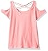The Children's Place Big Girls' Cold Shoulder T-Shirt, Geraniumpink, M (7/8)