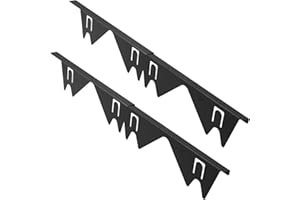 GACHIWAR Stainless Steel Stove Gap Covers, Stove Gap Filler, Easy Clean and Heat Resistant, Adjustable Length 13.8" to 27.5", Stove Guard for Kitchen Oven Counter Side Gap, Range Trim Kit (2 Pack, Black)