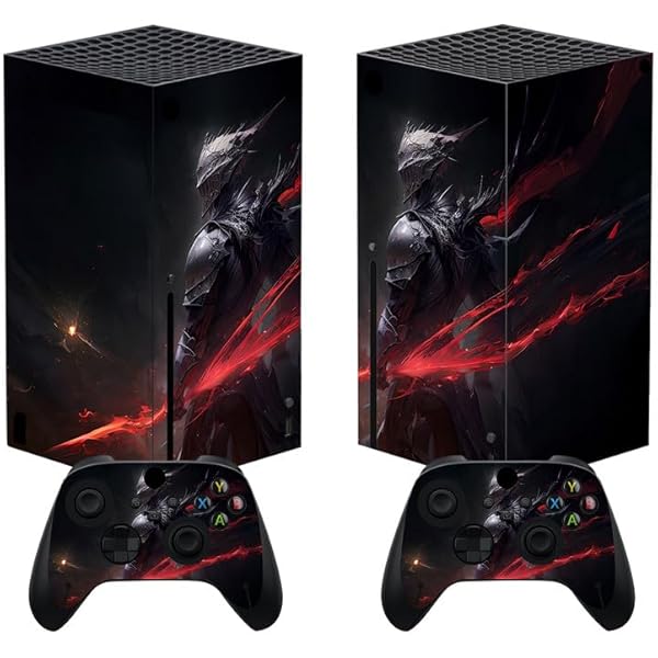 Adesivo In Vinile Per Xbox Series X – Motivo Frammenti Astratti Verde – Decalcomania Personalizzata
