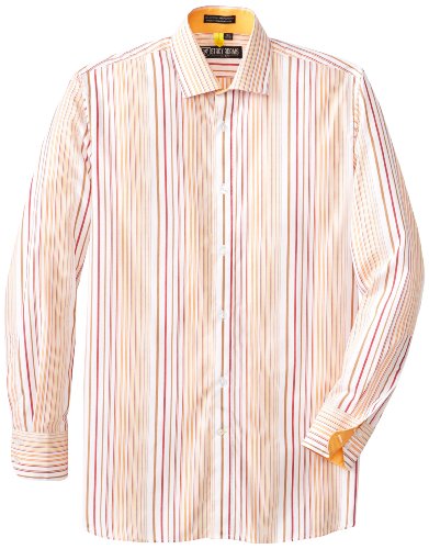Stacy adams men s acapulco dress shirt, orange, 16 - 34…