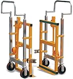 Hu-Lift FM180B Steel Hydraulic Furniture Mover, 3960 lbs Capacity, 26.8" Length x 16.5" Width x 42" Height (Set of 2)