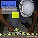 Pure Ponta High Visibility Black and Yellow Reflective Arrow Hazard Tape | 82 feet x 2 Inches High Intensity Waterproof Retroreflective Tape | Chevron Reflector Tape Roll
