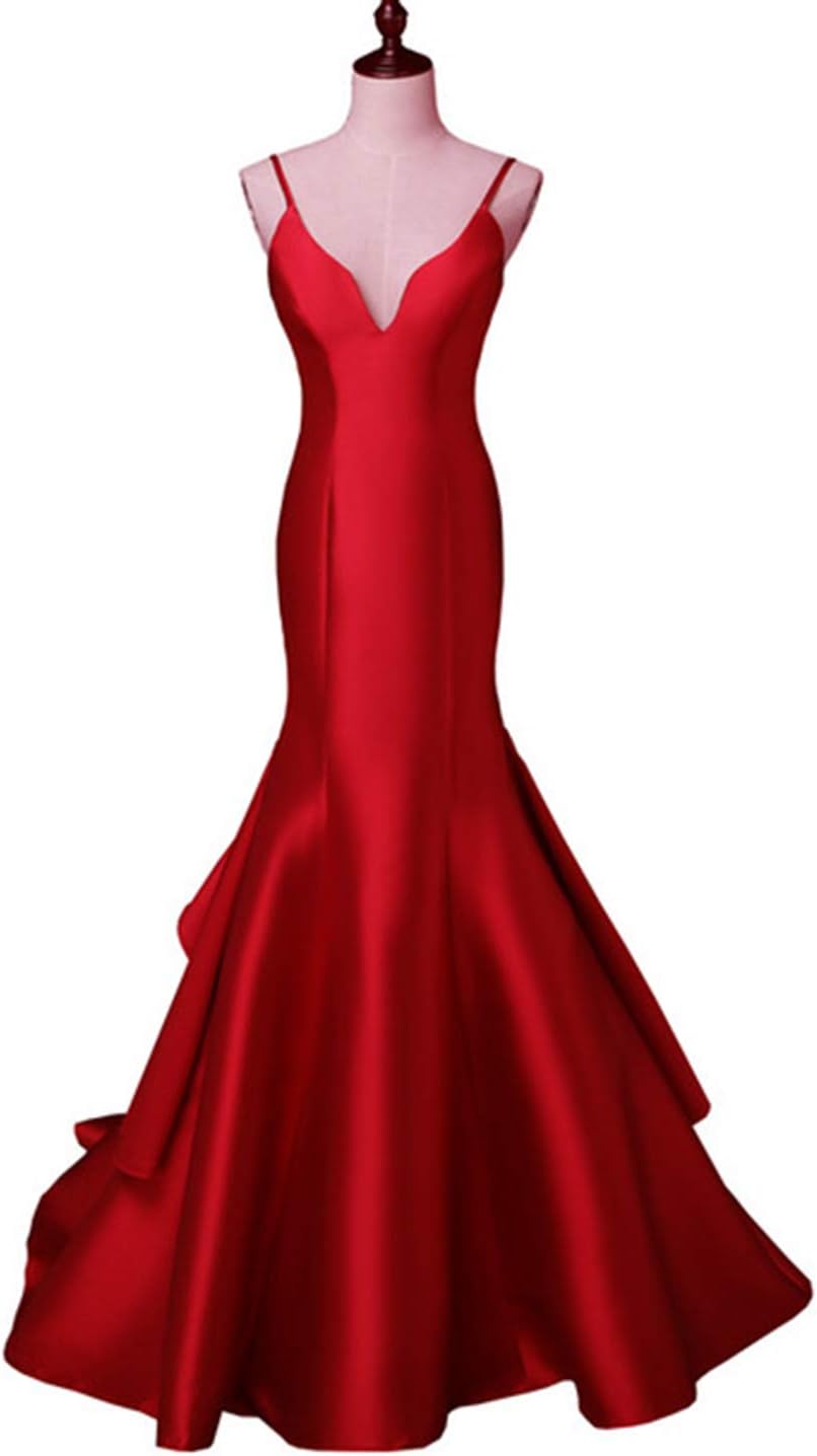 Scarisee Women's Sweetheart Mermaid Prom Evening Party Dresses Tiered Formalsa51