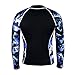 Layatone Wetsuits Top Women Men 3mm Neoprene Jacket Tops Diving Surfing Suit Rash Guard Long Sleeevs Front YKK Zipper Wet Suits Jacket Top Adults (Blue-Neoprene Sleeve,L)