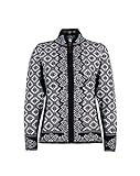 Dale Of Norway Women's Christiania Sweater, Black/Off White, Medium