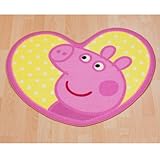 Girls/Kids Peppa Pig Bedroom Floor Rug/Mat (33 x 26 inches) (Pink)