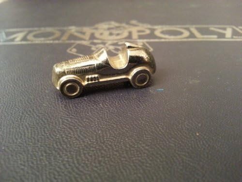 (Read Description Carefully) Monopoly - Deluxe Edition (Replacement Parts Only) Gold Looking Metal Game Token / Piece - Automobile Car by Monopoly Deluxe Edition