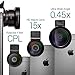 Camera Lens Kit by Coral Entertainments| Professional CPL, Macro & Wide Angle Lenses | Multi-use tripod & Selfie Remote Control | For iPhone, Samsung Galaxy, iPads Tablets | Hard Case & Universal Clip