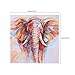 50 50cm HD Printed Frameless Elephant Head Canvas Painting Wall Art Pictures Decor for Home Living Room Bedroom