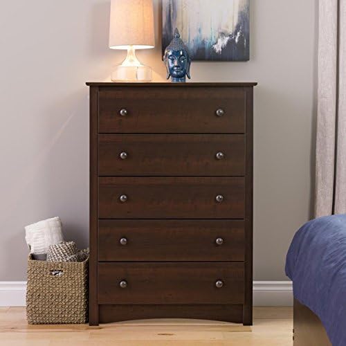 Ellsworth Espresso 5-drawer Dresser