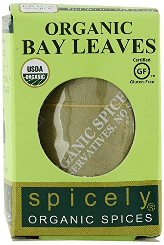 Spicely Organic Bay Leaves Turkish Whole 0.10 Ounce ecoBox Certified Gluten-Free - Thumbnail 4