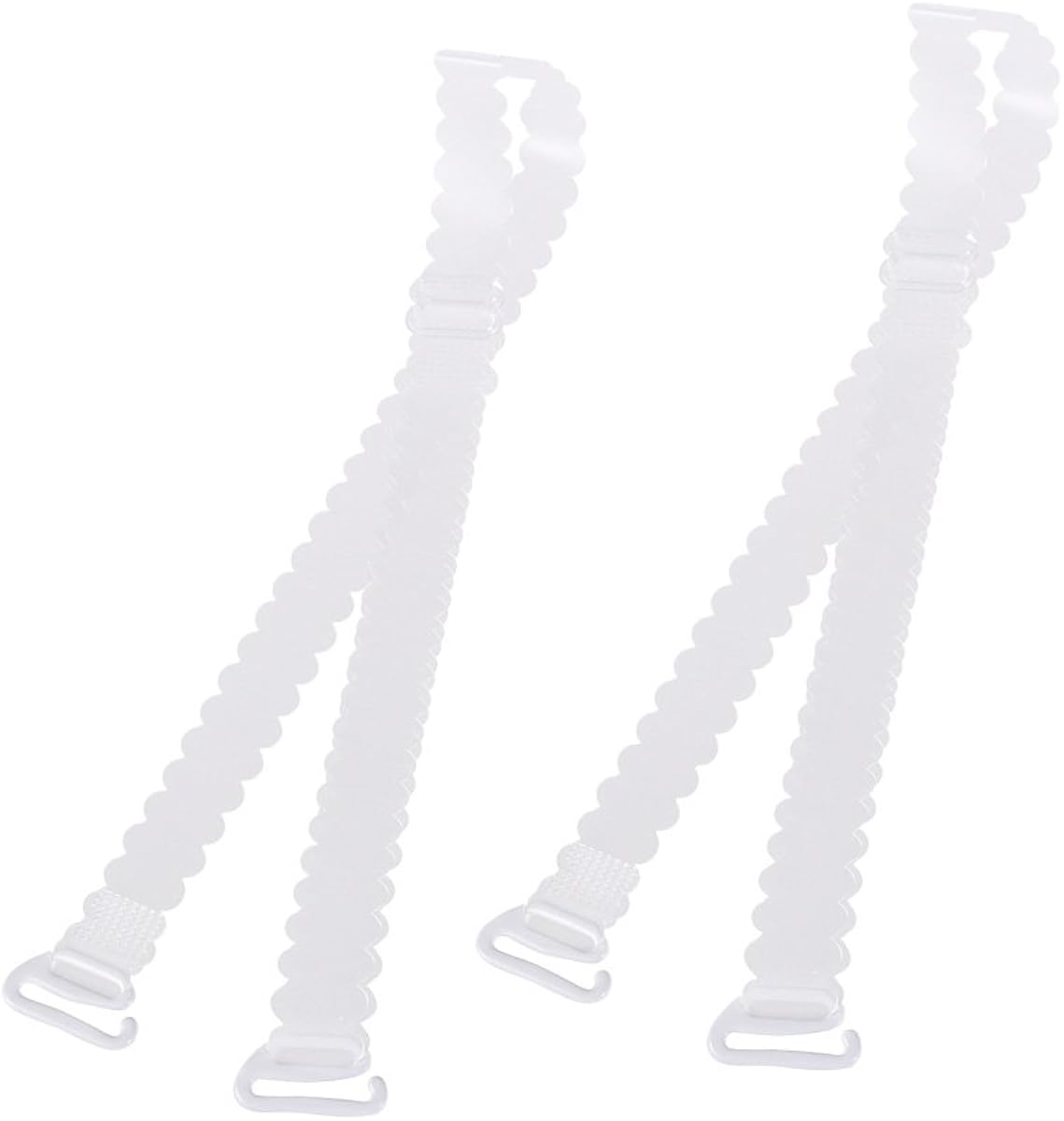 LUOEM 3pairs/Pack Bra Strap Clips Holder NonSlip Elastic