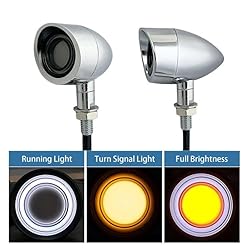 BOSYCY Motorcycle Turn Signals LED Front Lights 2
