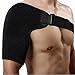 MEDIZED® Shoulder Brace - Rotator Cuff Compression Support - Men, Women, Left, Right Arm Injury Prevention Stabilizer Sleeve Wrap - Immobilizer for Dislocated AC Joint, Labrum Tear, Pain, Tendinitis
