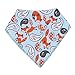 SUPERB QUALITY HIGHLY ABSORBENT BANDANA BIBS MADE WITH 100% ORGANIC COTTON WATERPROOF AT THE BACK SOFT AND GENTLE AT THE FRONT FOR TEETHING DROOLING TRIANGLE SHAPE FOR BOYS AND GIRLS 3-36 MONTH OLDS