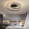 GWFVA Led-plafondlamp, modern, gebogen design, elegant, dimbaar, 3000 K6000 K, met afstandsbediening, voor…