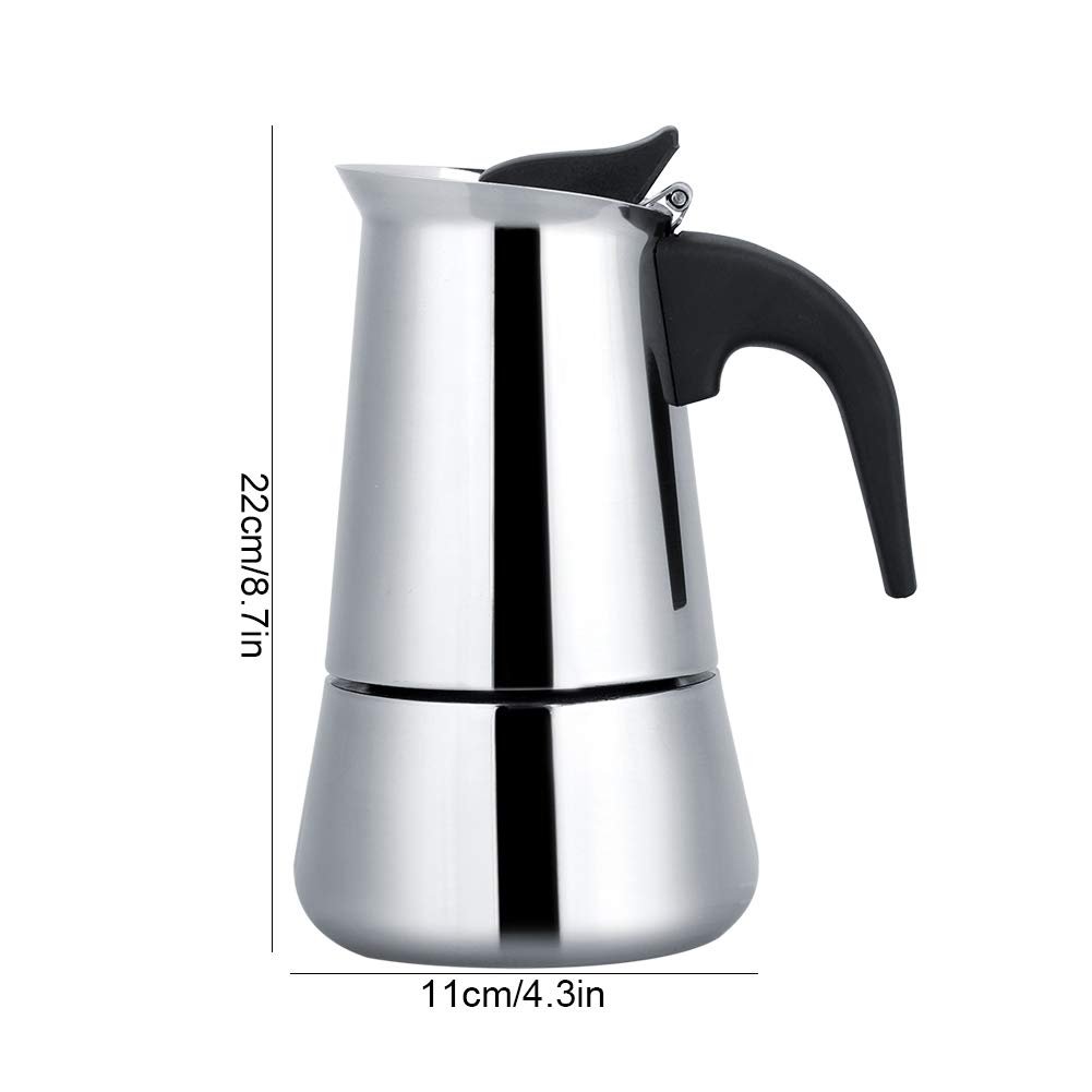 Buy Coffee Pot, Multifunction Stainless Steel Pot Espresso Coffee Maker for Home and Office