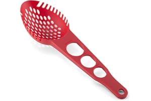 Aramox 3 in 1 Nylon Spaghetti Server Claw Spoon Colander Measuring Tool for Kitchen, Multi Claw Design, Soup and Pasta Separa