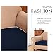 CHUN YI Jacquard Cushion Covers High Stretch Chair Loveseat Slipcover Furniture Protector Settee and Couch Seat Coat(Sofa, Dark Blue)