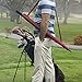 62 Inch Golf Umbrella (Red/White, 1-Pack) Sun Protection Umbrellas for Women Compact Umbrella for Travel Lightweight Umbrella Baseball Umbrella Paraguas Para Lluvia