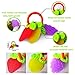 Rattle Teether Set Baby Toys - Wishtime 9pcs Shake and Grap Rattle Toy for Newborn with Giant Bottle Gift for 0-12 Month Baby Infant Newborn Chritsmas Gift