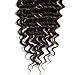 UNice Hair Brazilian Virgin Hair Deep Wave 4x4 Lace Closure Free Part Natural Color(14inch)