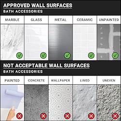 Questech Decor Corner Shower Shelf, Shower Shelf