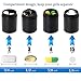 PPFISH Portable Daily Pill Case, 3 Compartments Aluminum Alloy Waterproof Pill Box Dispenser, Small Pocket Pill Container, Keychain Pill Fob, Travel Pill Holder for Men Women