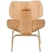 Poly and Bark Isabella Lounge Chair, Natural