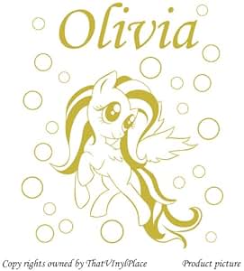 My Little Pony Personaliced pegatinas de 60 cm x 57 cm metálico de