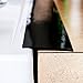 Black Stove Counter Gap Covers, Flexible Silicone Gap Caps, Seal the Gap Next to your Stove, McClure's Gap Seals, Set of 2