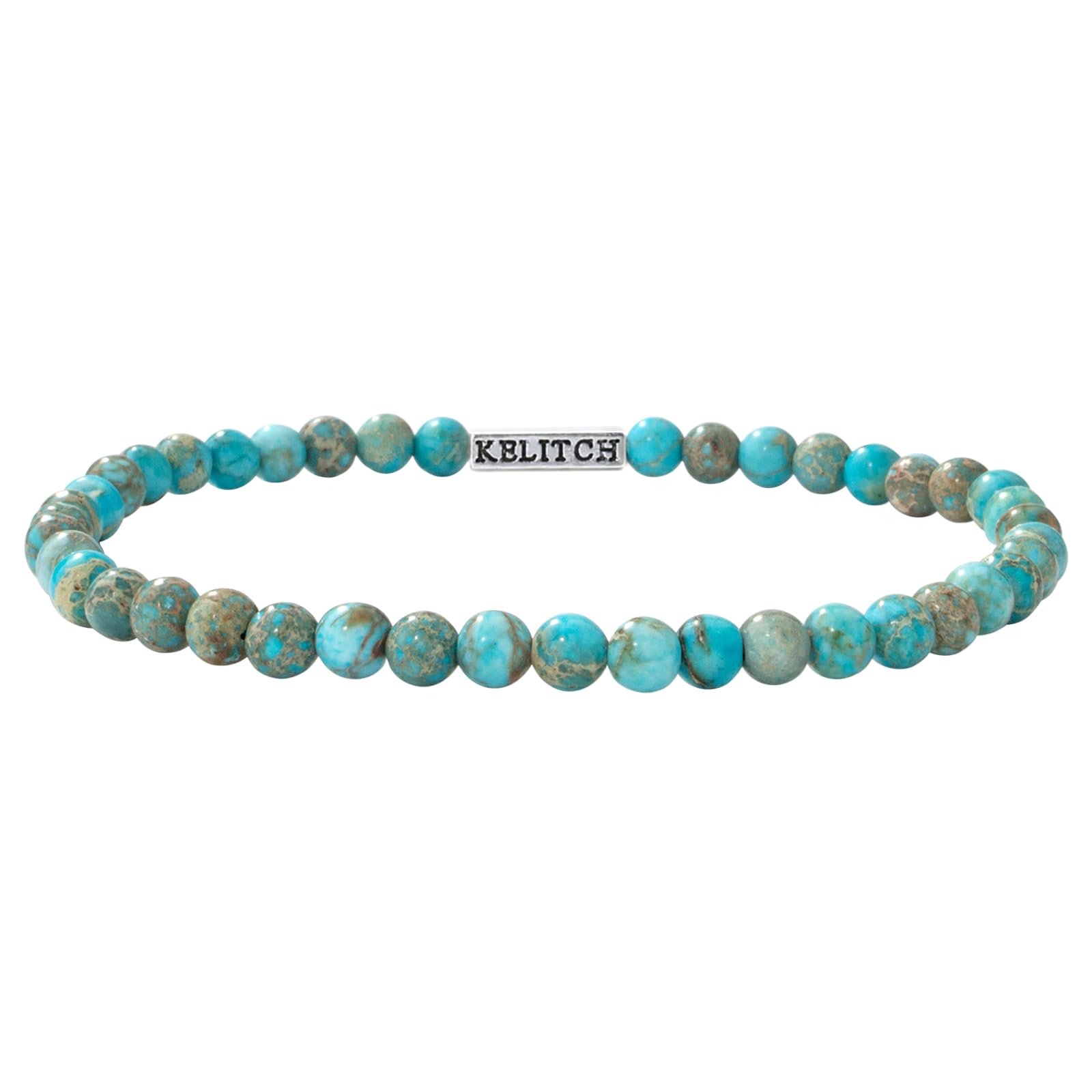 KELITCH Agate Beaded Bracelet Strand Handmade Stretch Bracelets Friendship Bracelets Fashion Jewelry