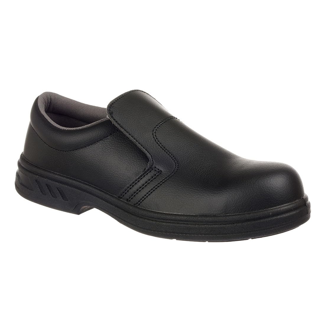 Portwest FW81 Water Resistant Steelite Slip On Safety Shoe S2 Black, 35