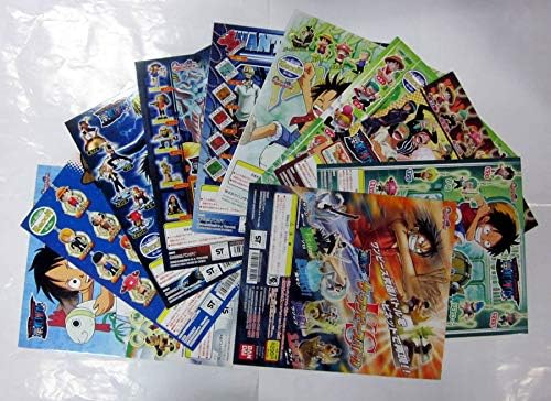 Amazon Co Jp ガシャポン台紙 ワンピース 10枚セット 03 05年 未使用品 ガチャ台紙 ガチャガチャ台紙 ホビー 通販