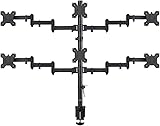 Suptek Hex LED LCD Monitor Stand up Desk Mount