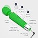 Yarosi Cordless Wand Massager Strongest Therapeutic Vibrating Power - Best Rated for Travel Gift - Magic Stress Away - Perfect for Muscle Aches and Personal Sports Recovery - USB - Mini - Green