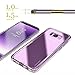 Galaxy S8 Case, Clear Slim Hybrid Armor Perfect Fit Hard Back Soft Silicone Edge Anti-Scratch Excellent Grip Flexible Tpu Non-Slip No Bulky Shockproof Protective Cover for Samsung Galaxy S8 Crystal