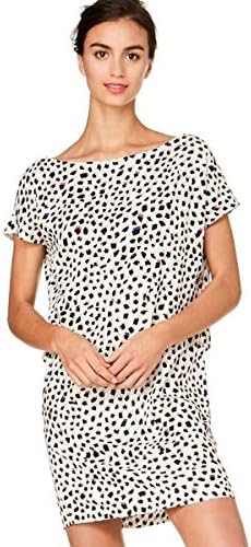 Amazon Co Jp ベネトン レディース United Colors Of Benetton バックオープンプリントワンピースddf3 76b L 服 ファッション小物