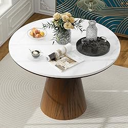ERYE Contemporary Wooden Round Dining Table, More